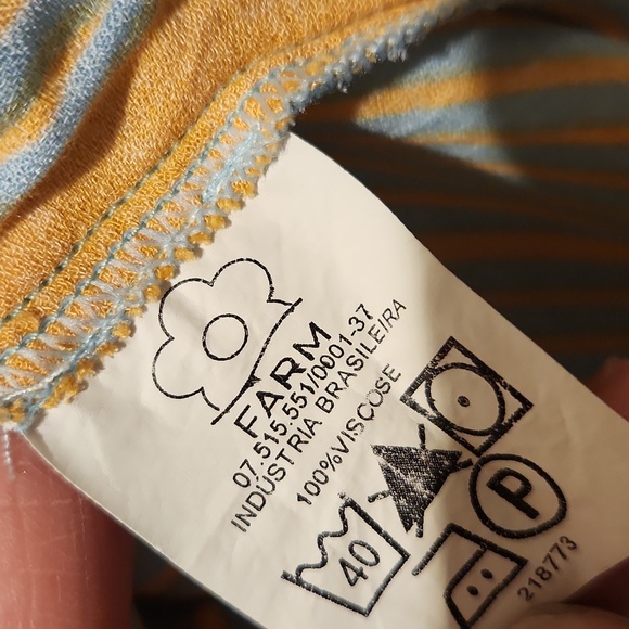 ❤️ FARM RIO COLD SHOULDER DROP WAIST MINI DRESS / TUNIC TOP, SMALL - Picture 6 of 8